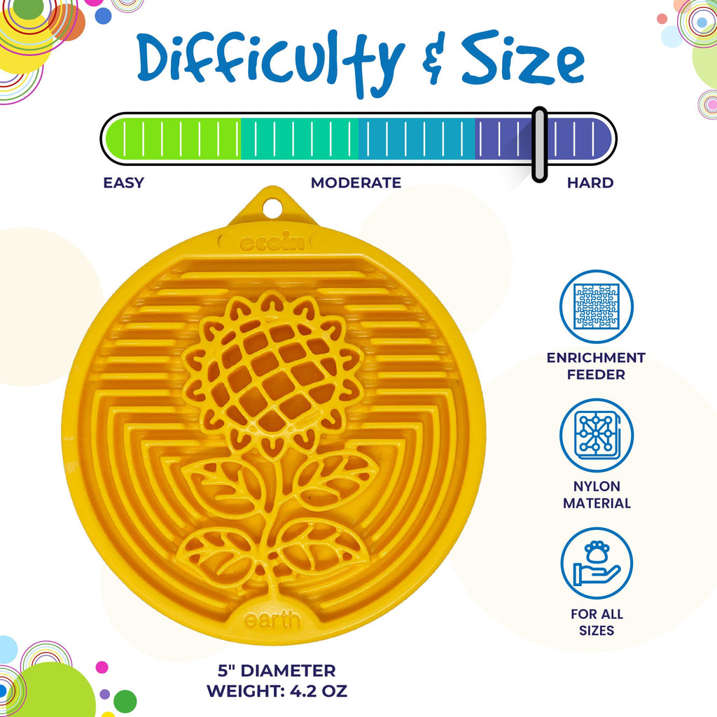 SodaPup Earth Ecoin Lick Mat – Yellow