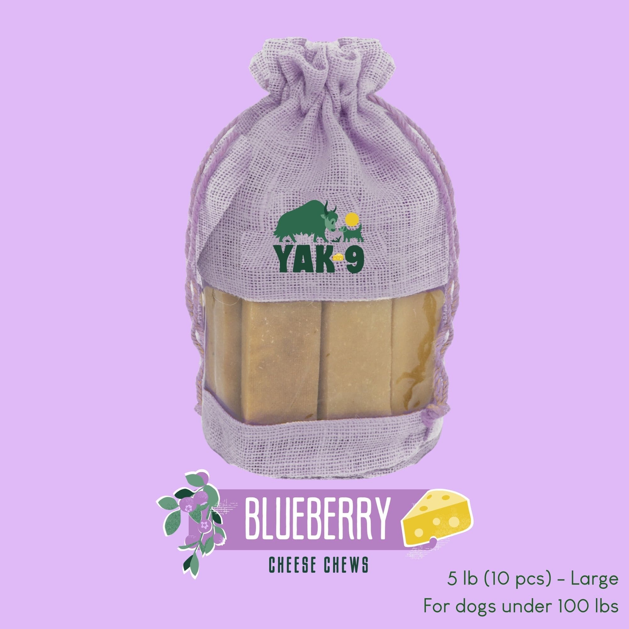 Yak9 Chews - Blueberry