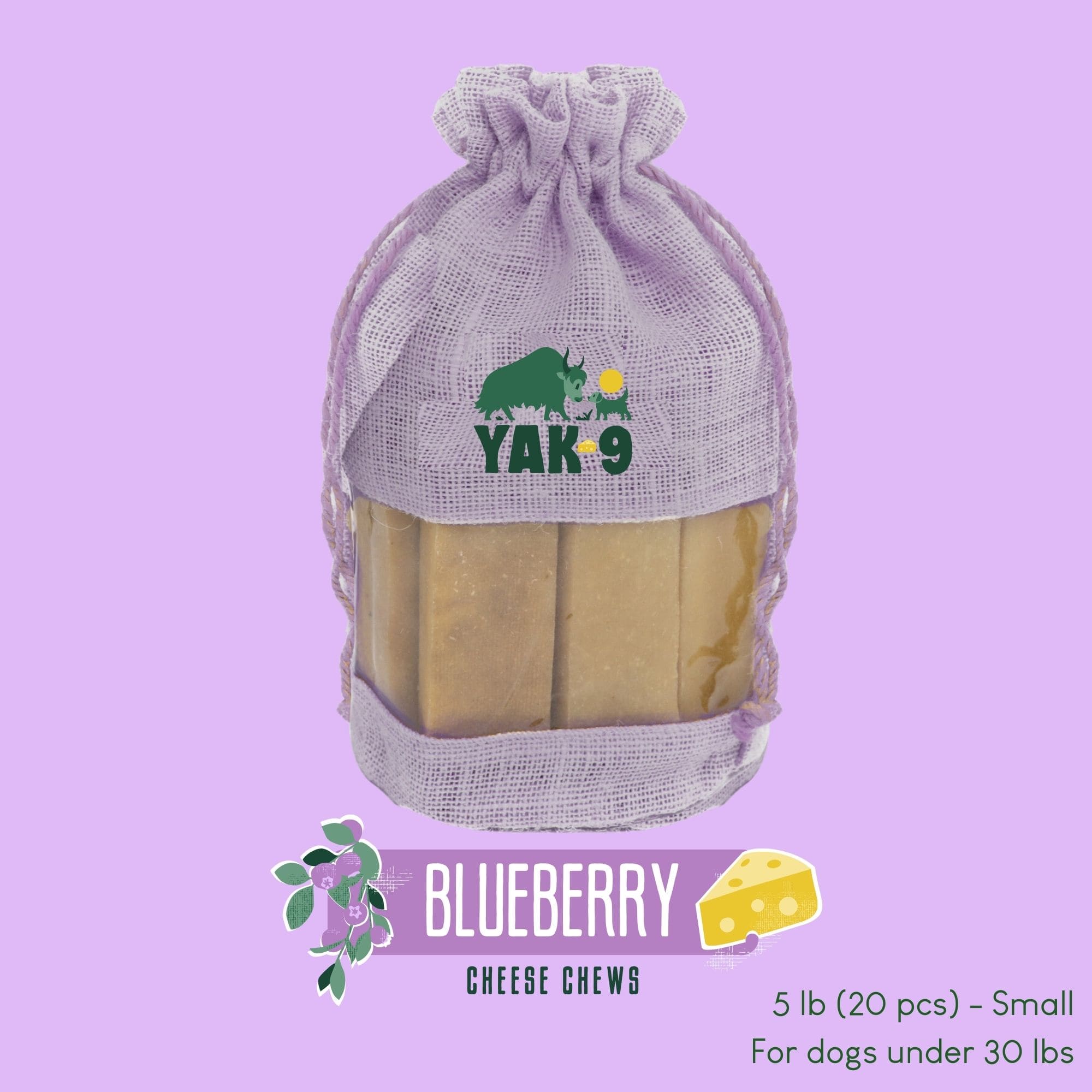 Yak9 Chews - Blueberry