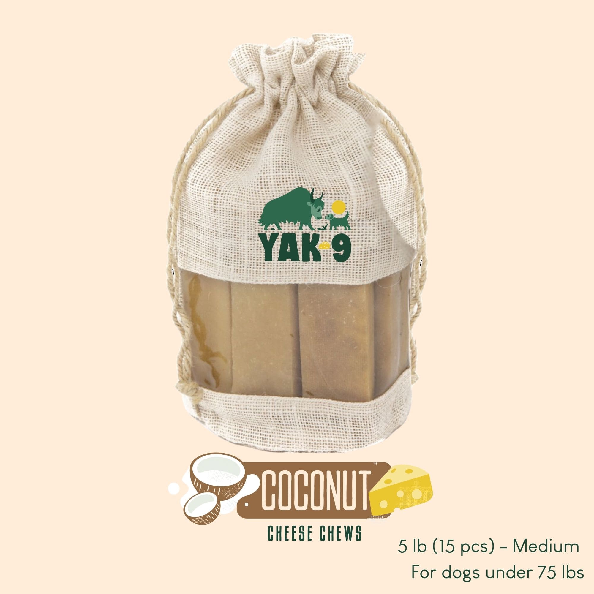 Yak9 Chews - Coconut Cheese