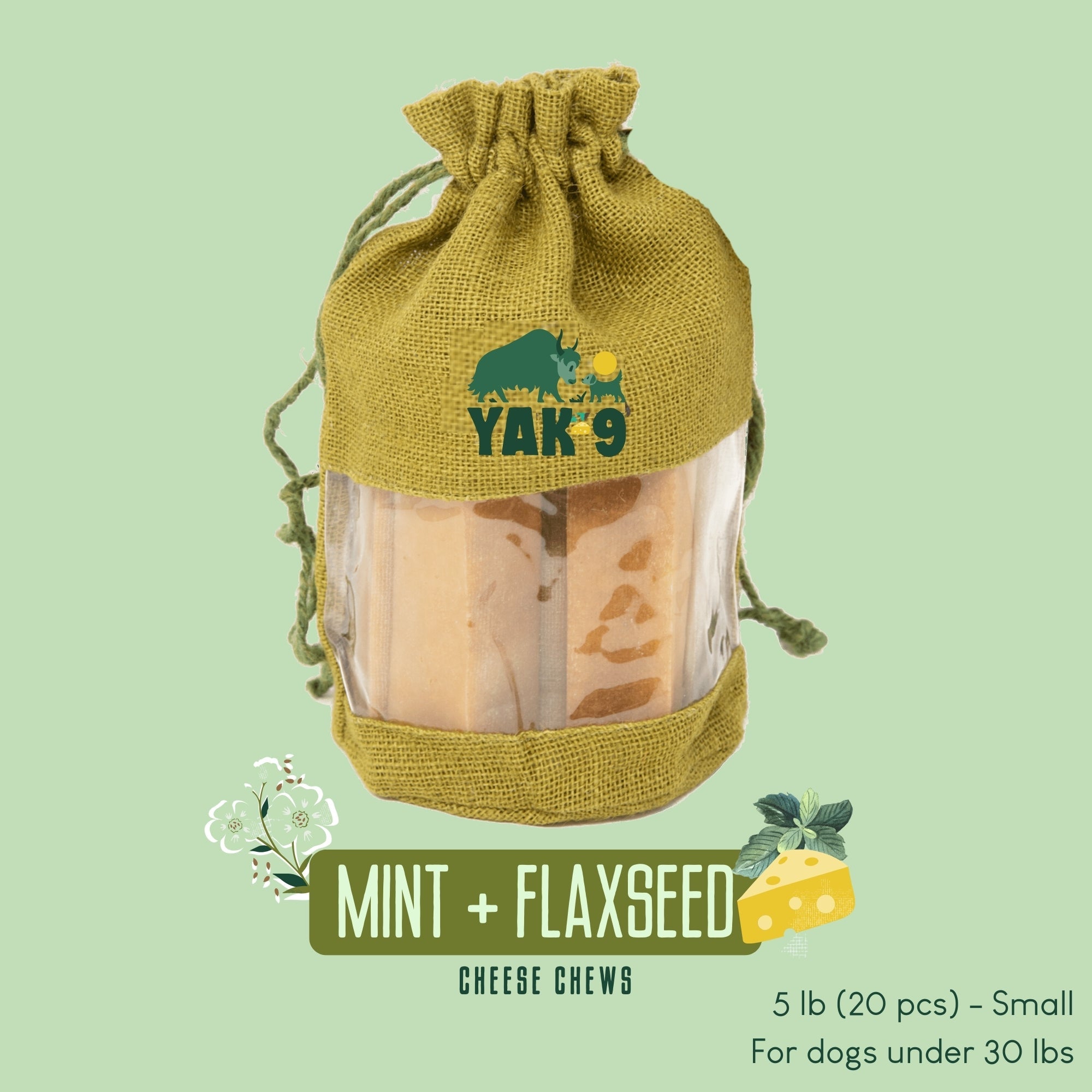Yak9 Chews - Flaxseed & Mint