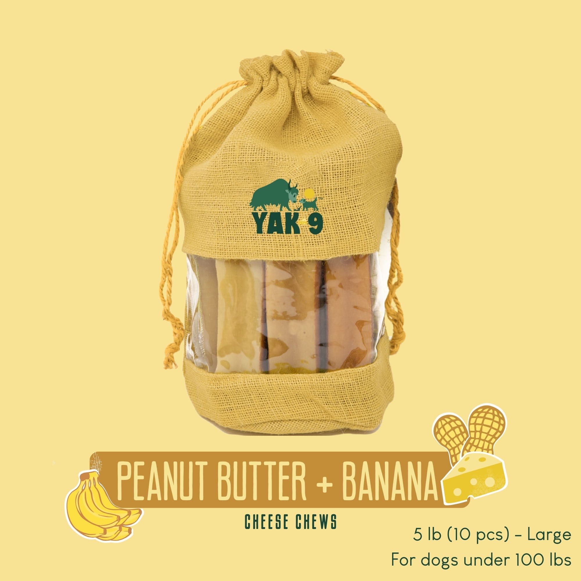 Yak9 Chews - Peanut Butter Banana