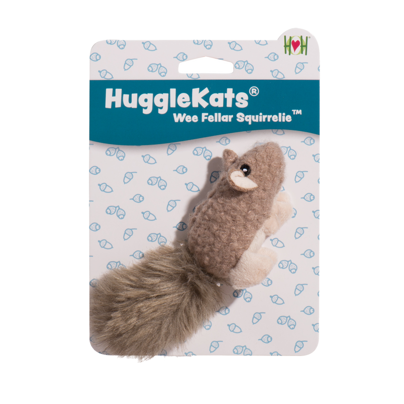 HuggleKats Cat Toy – Wee Fellar Squirrelie