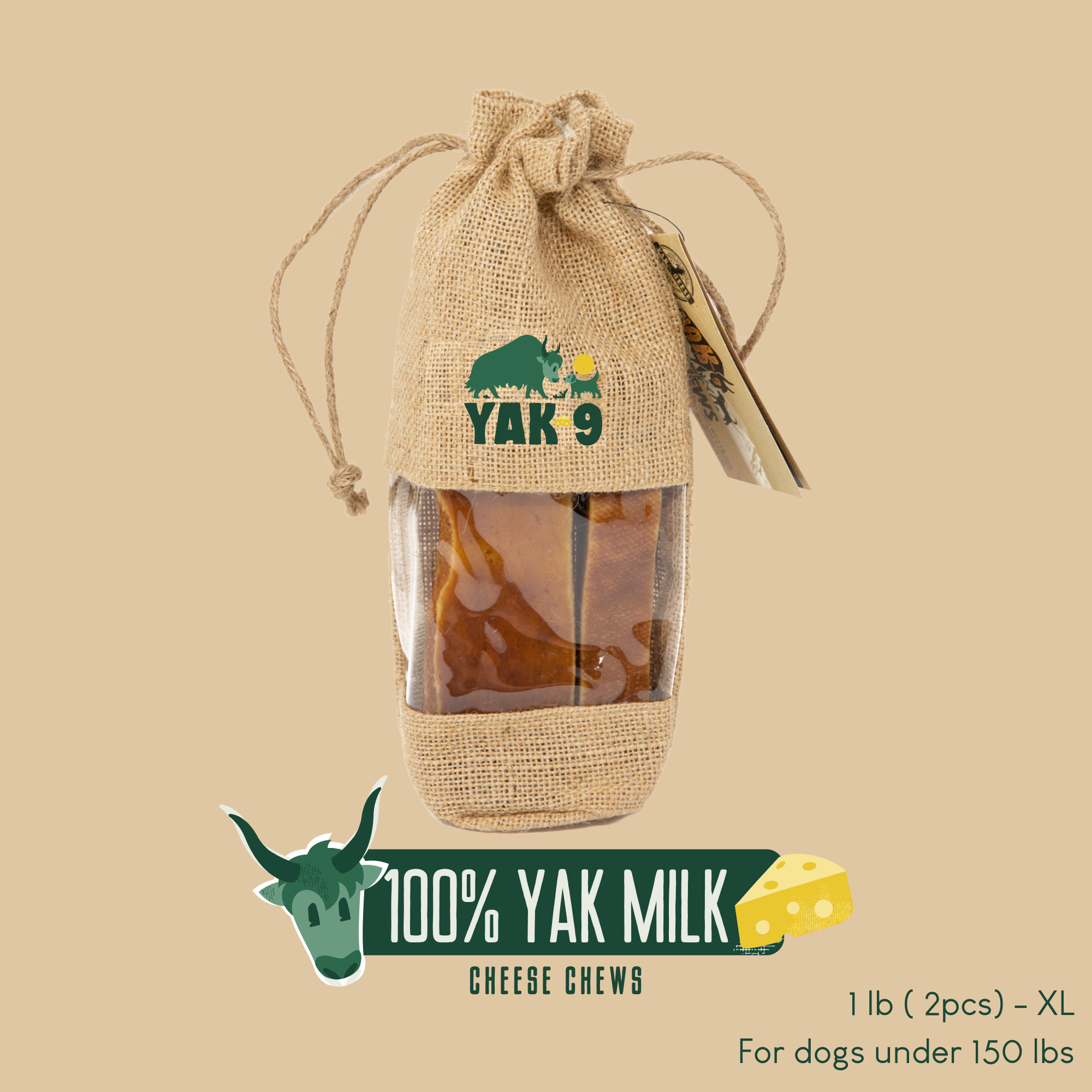 Yak9 Chews - 100% Yak Milk