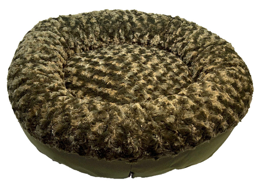 Round Bolster Dog Bed – Furvana – Multiple Colors