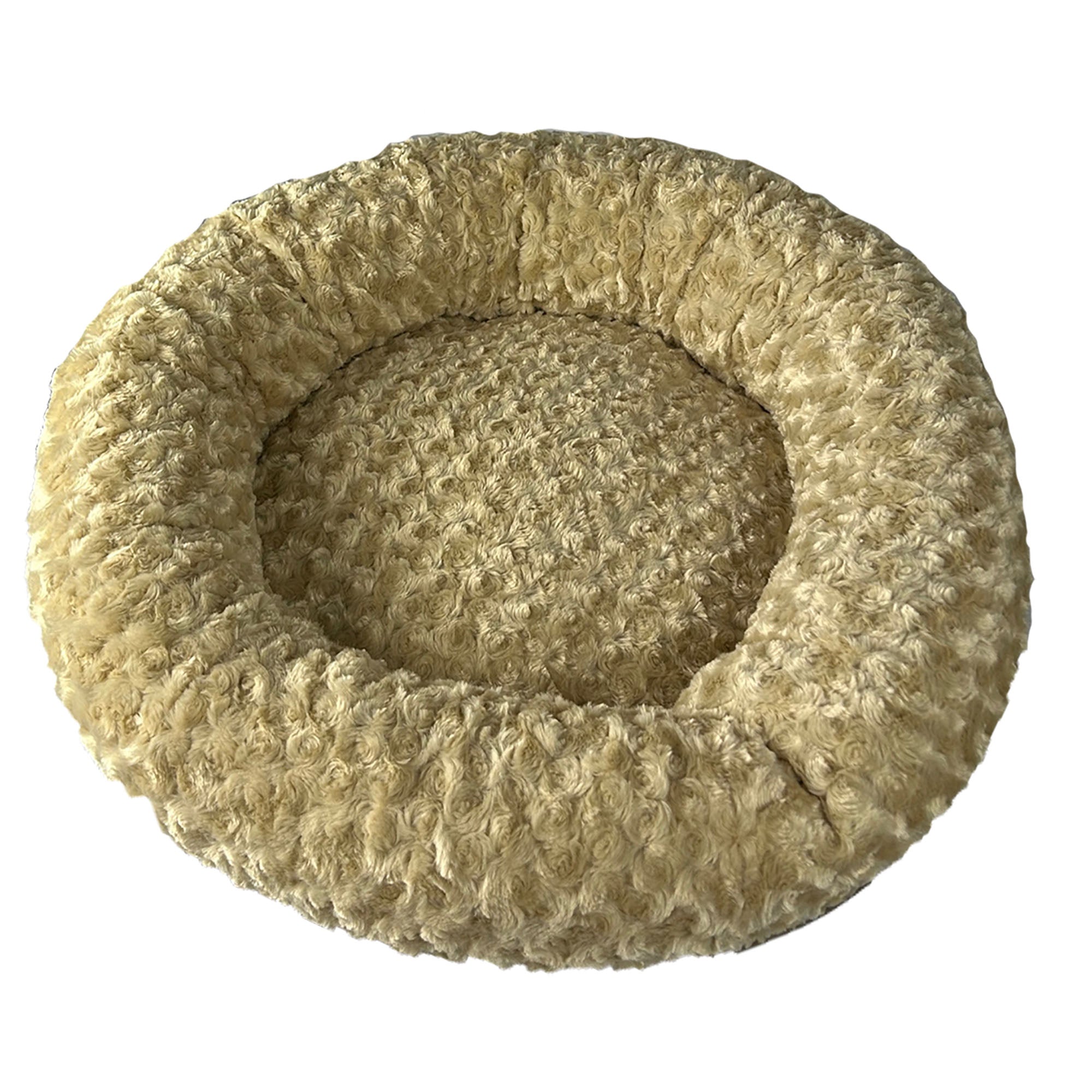 Round Bolster Dog Bed – Furvana – Multiple Colors