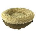 Round Bolster Dog Bed – Furvana – Multiple Colors