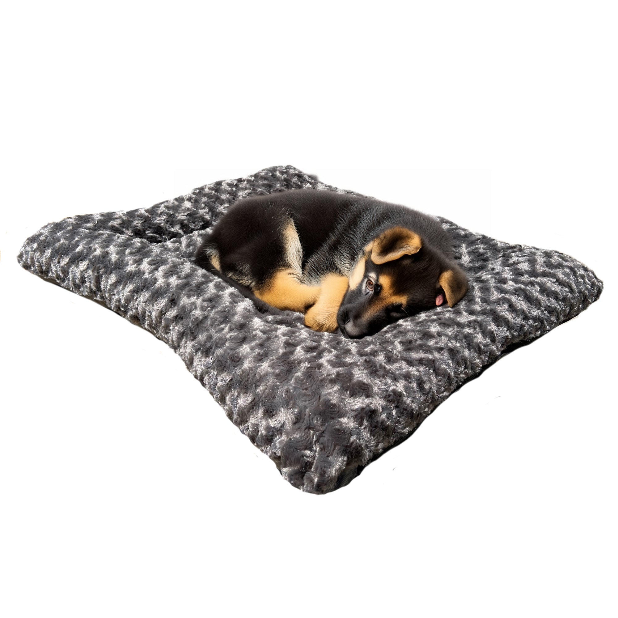 Rectangle Bolster Dog Bed – Furvana Cloud – Multiple Colors