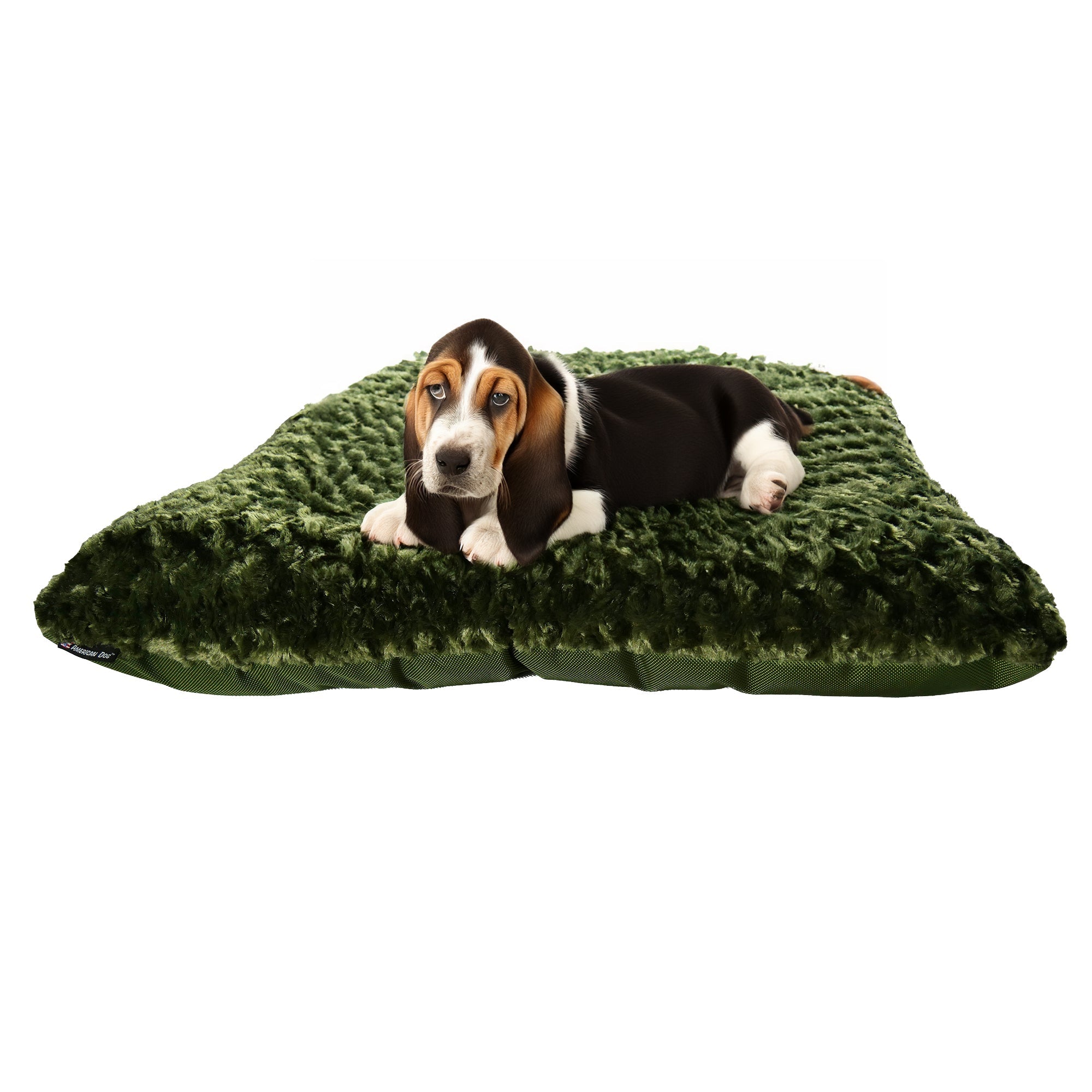 Rectangle Bolster Dog Bed – Furvana Cloud – Multiple Colors