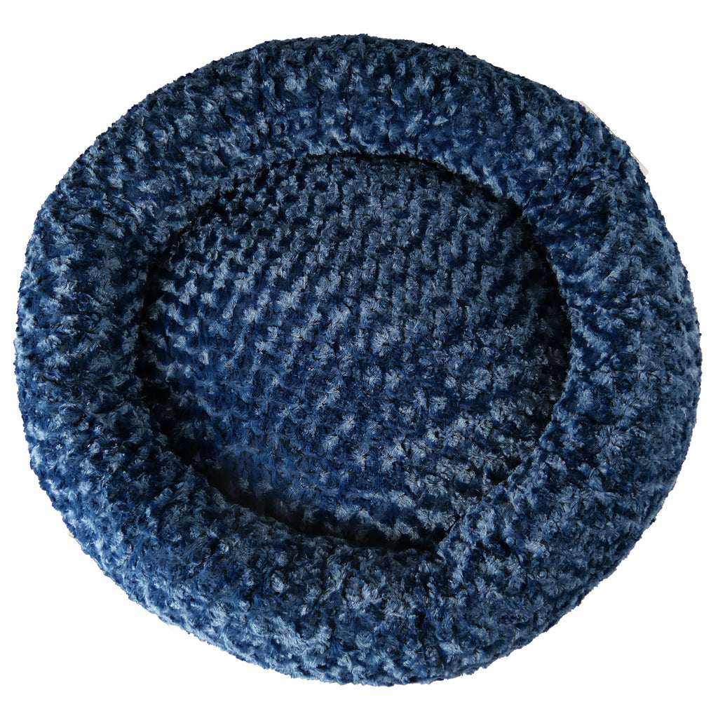 Round Bolster Dog Bed – Furvana – Multiple Colors