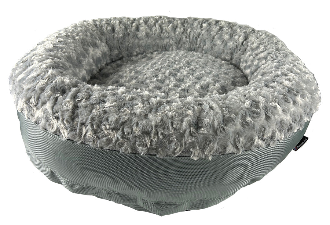 Round Bolster Dog Bed – Furvana – Multiple Colors