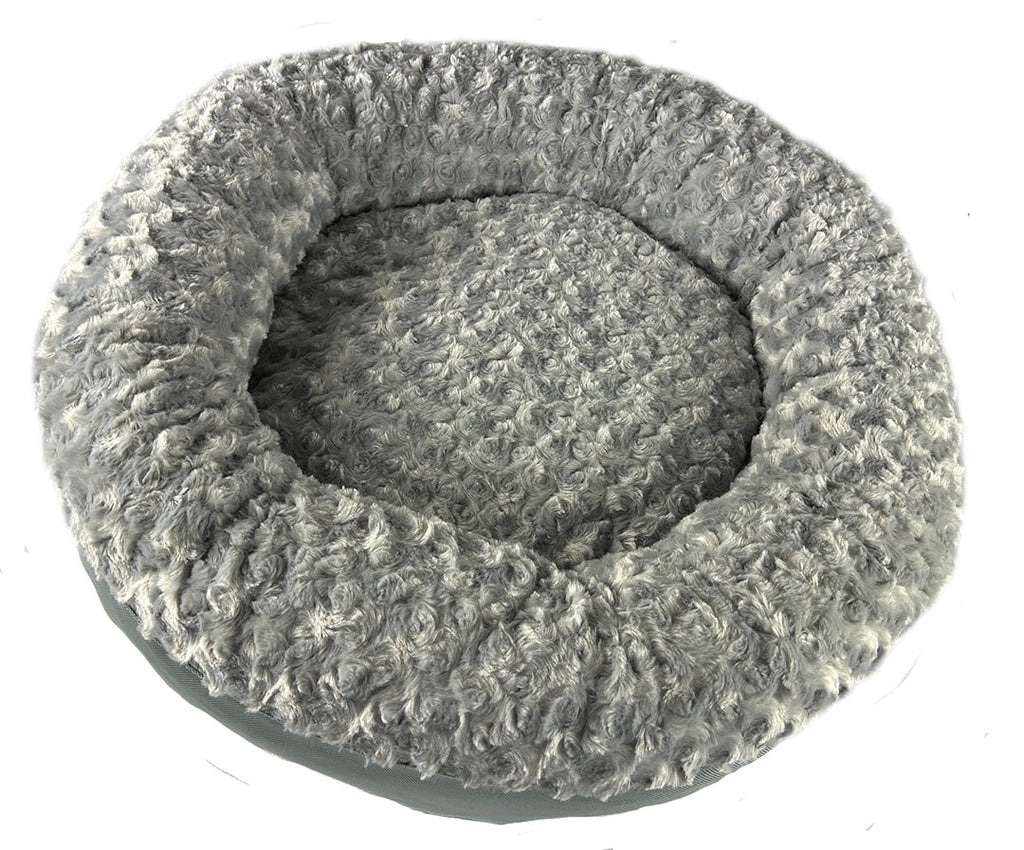 Round Bolster Dog Bed – Furvana – Multiple Colors