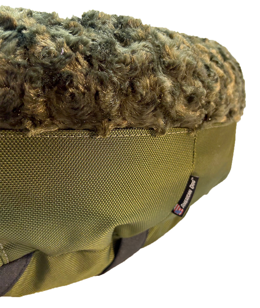 Round Bolster Dog Bed – Furvana – Multiple Colors
