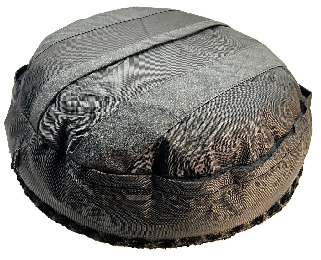 Round Bolster Dog Bed – Furvana – Multiple Colors