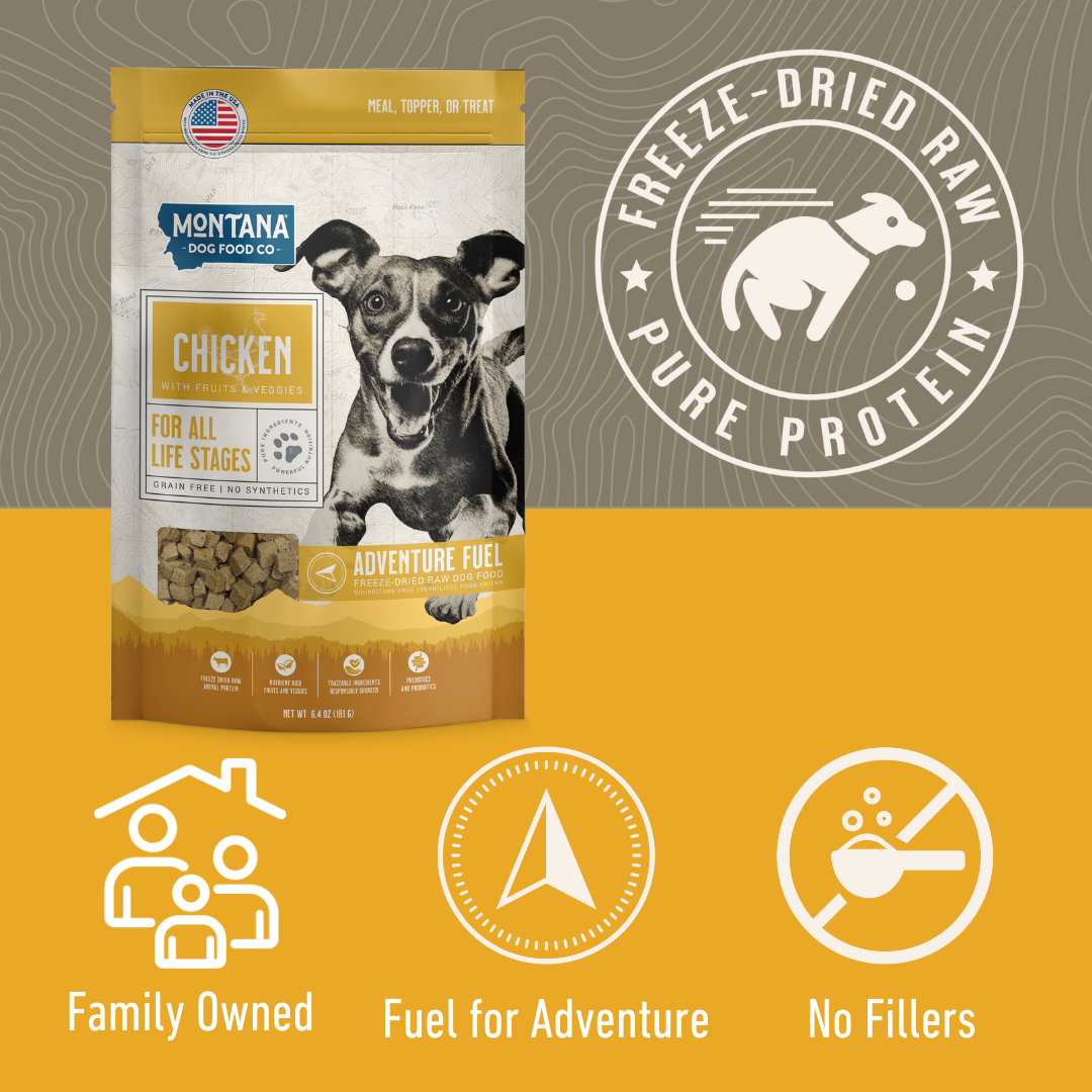 Chicken Freeze-Dried Raw Dog Food – Grain-Free