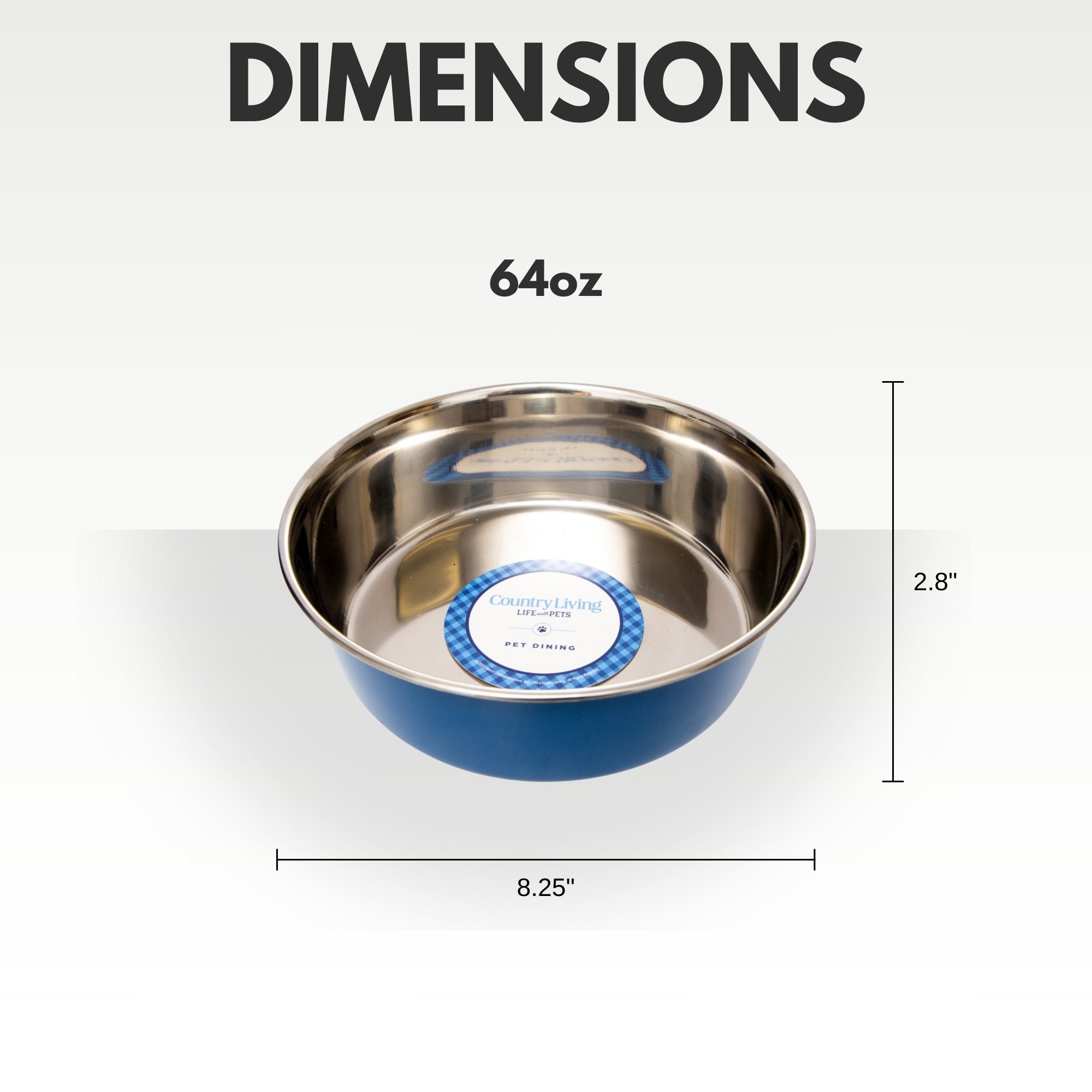 Heavy Gauge Stainless Steel Pet Bowls – Multiple Colors (Set of 2)