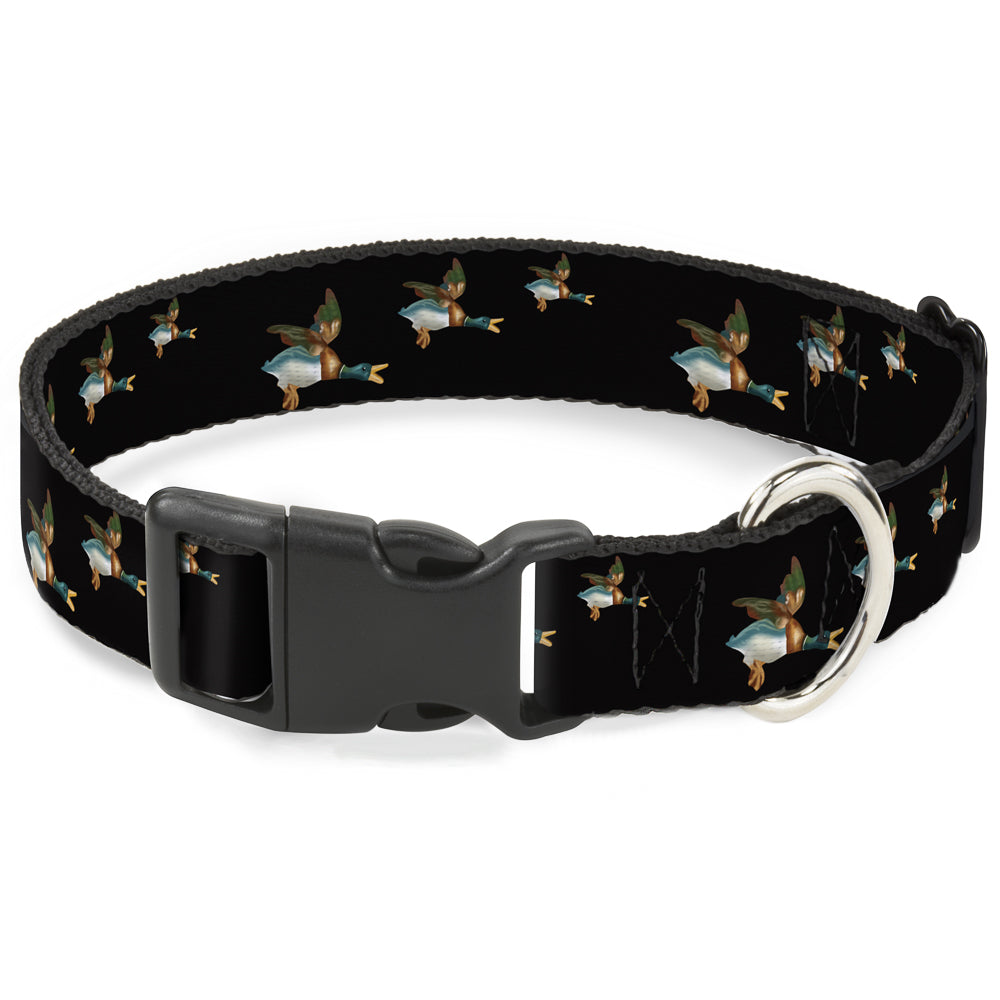 Plastic Clip Collar – Flying Mallards Black