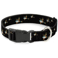 Plastic Clip Collar – Flying Mallards Black