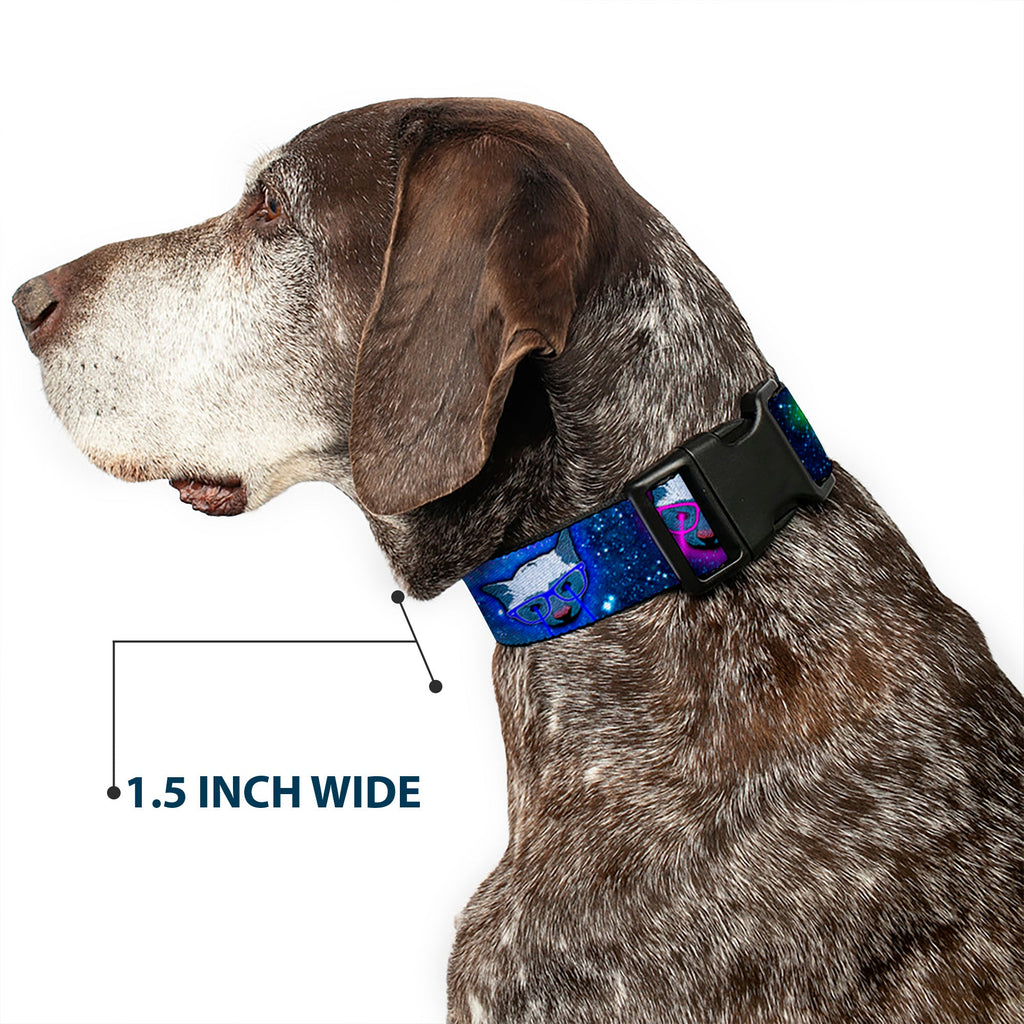 Plastic Clip Collar – Laser Eye Cats in Space