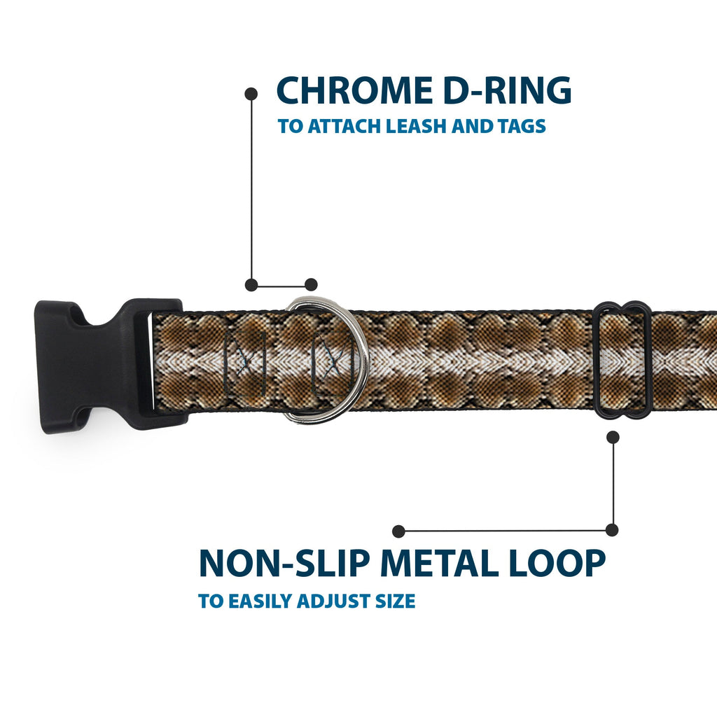 Plastic Clip Collar – Snake Skin