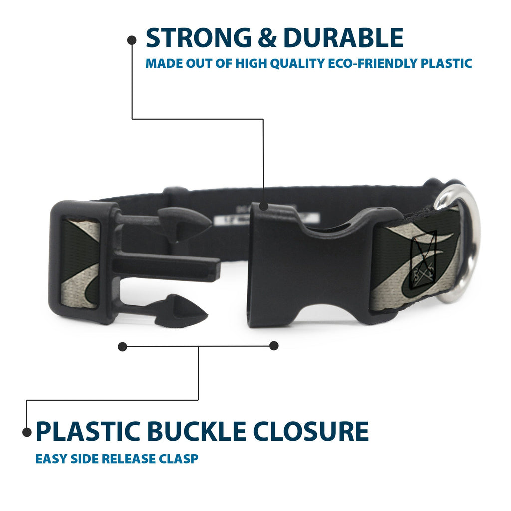 Plastic Clip Collar – BD Authentic Seatbelt Belt Since 1993 Flames Olive and Tan
