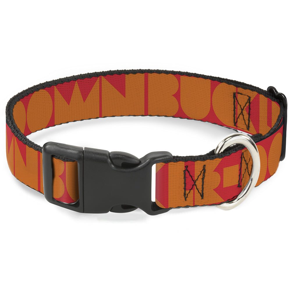 Plastic Clip Collar – Buckle-Down Shapes Red and Orange