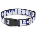 Plastic Clip Collar – Buckle-Down Shapes Blue and White