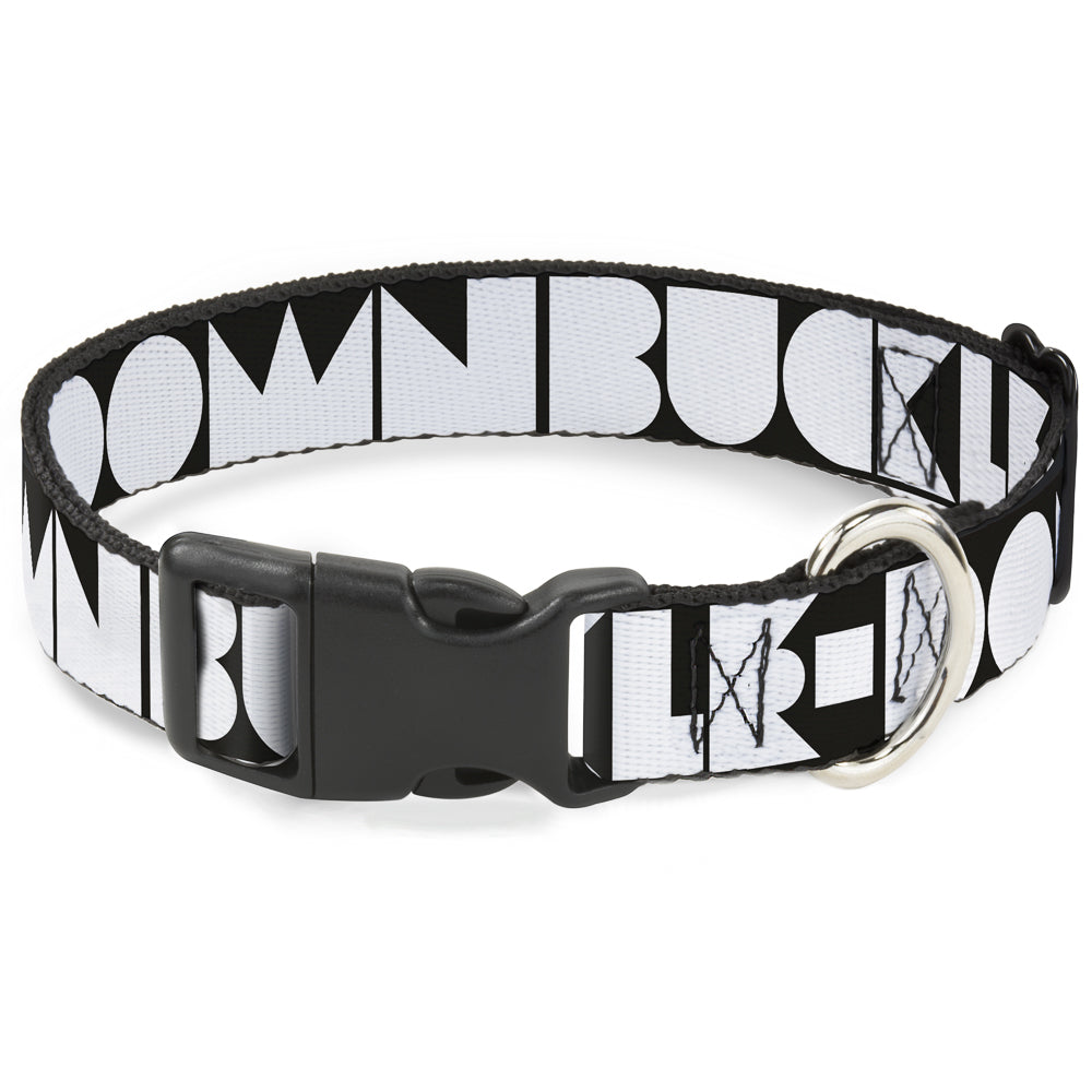 Plastic Clip Collar – Buckle-Down Shapes Black and White