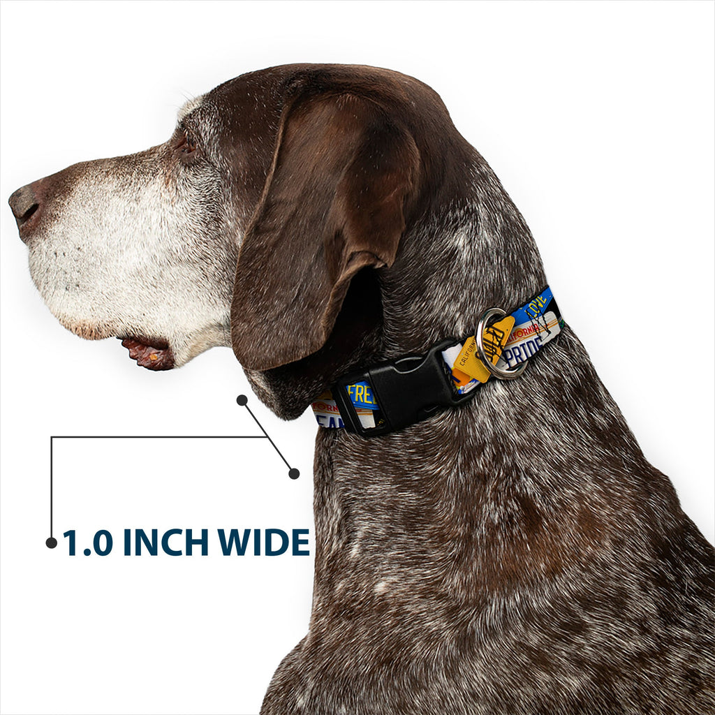Plastic Clip Collar – Cali License Plates Stacked