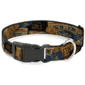 Plastic Clip Collar – Cali License Plates Stacked Vintage