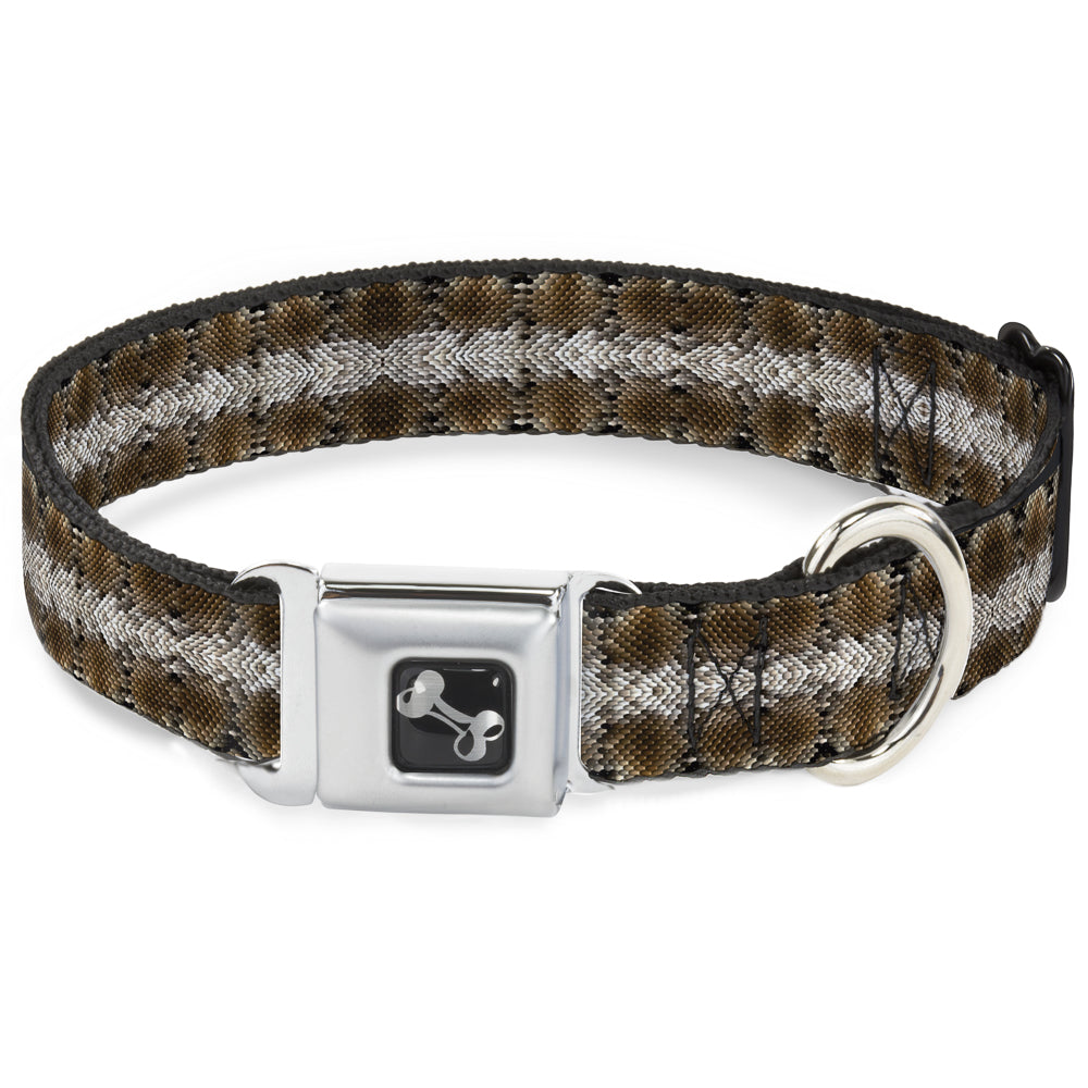 Seatbelt Dog Collar – Snake Skin