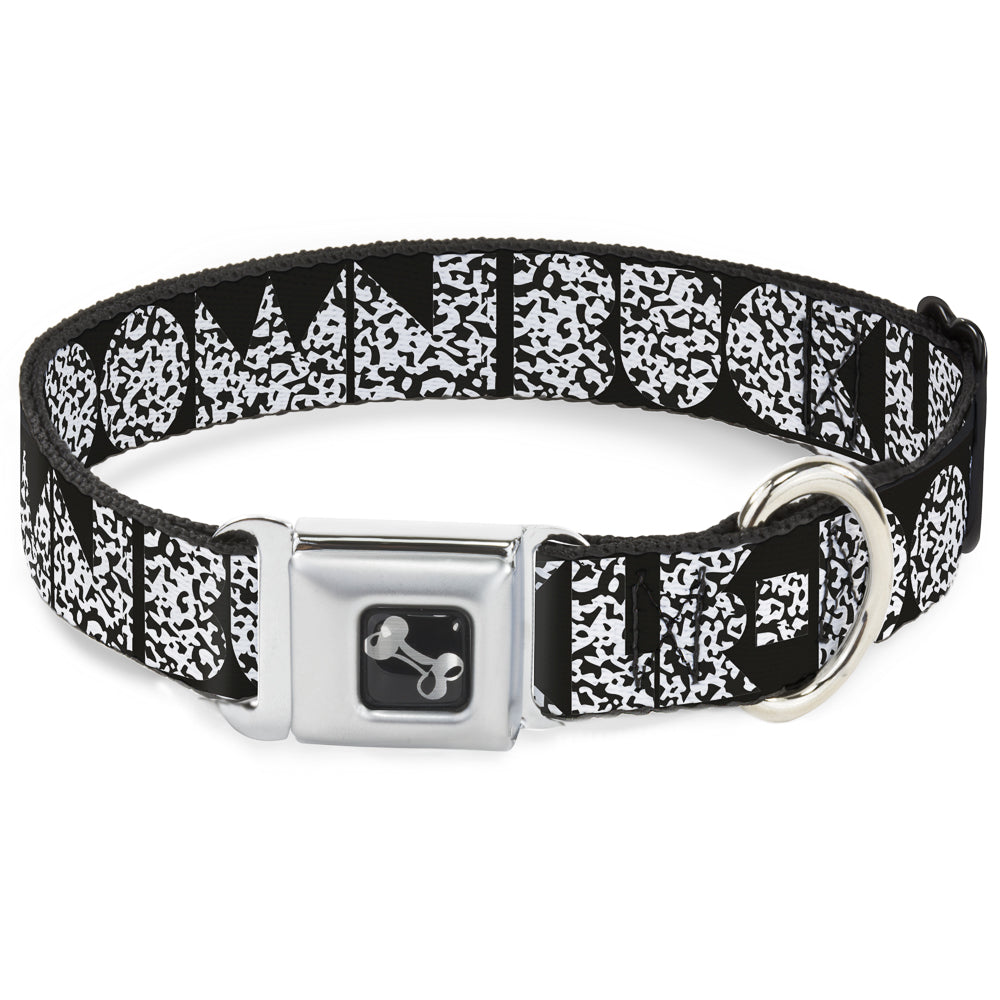 Seatbelt Dog Collar – Shapes Black Camo