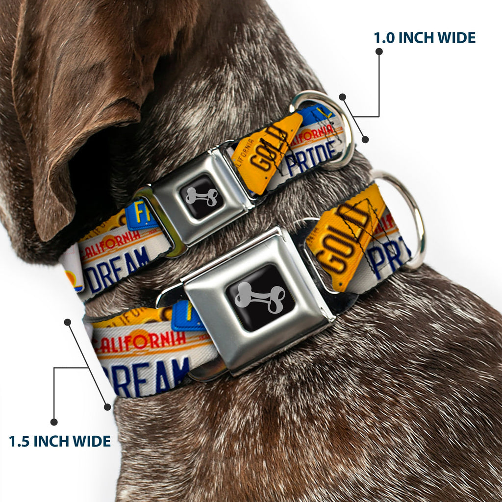 Seatbelt Dog Collar – Cali License Plates