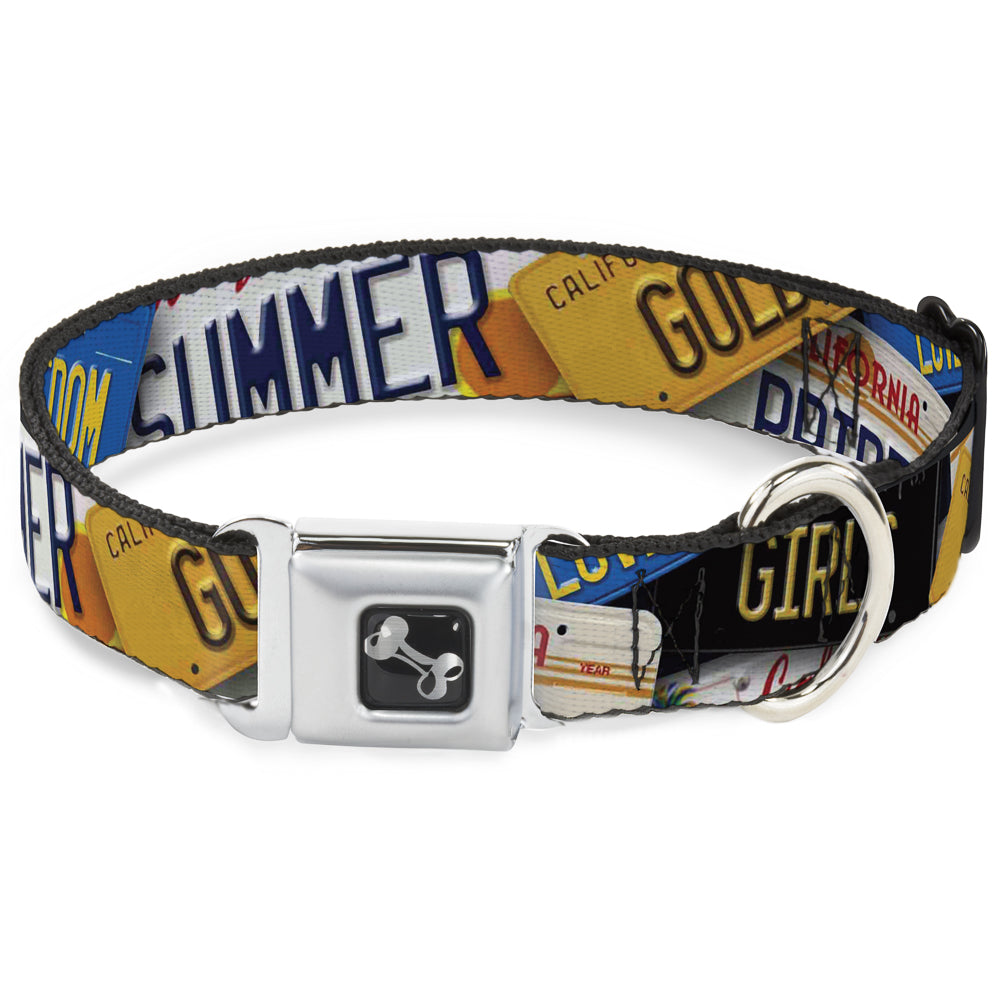 Seatbelt Dog Collar – Cali License Plates