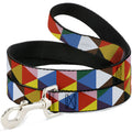 Seatbelt Dog Leash – Geometric Triangle Blocks