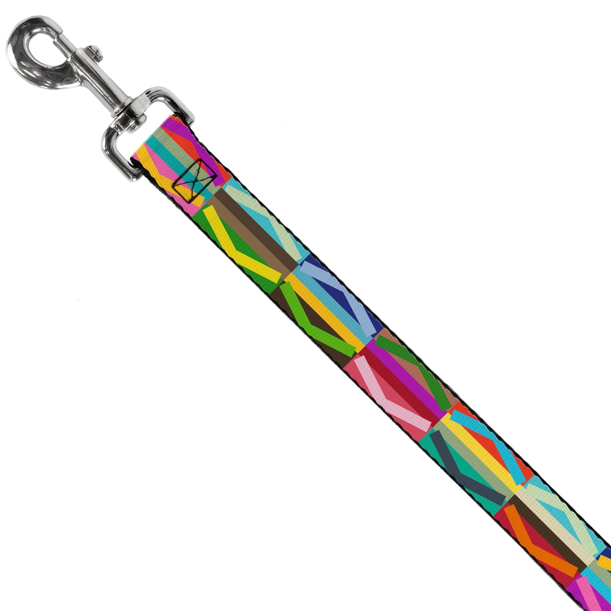 Seatbelt Dog Leash – Geometric Multi Color