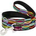 Seatbelt Dog Leash – Geometric Multi Color