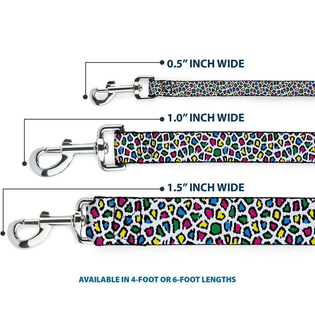 Seatbelt Dog Leash – Leopard Multi Color