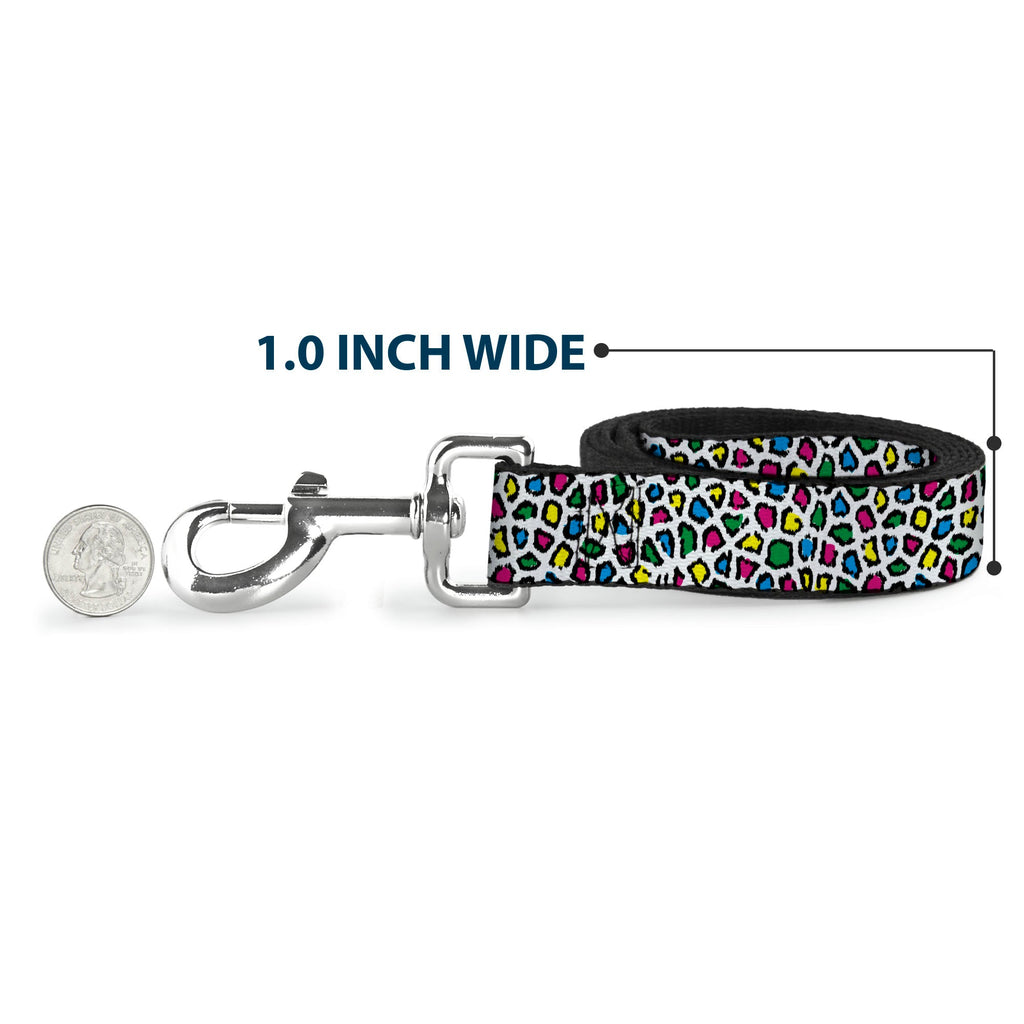 Seatbelt Dog Leash – Leopard Multi Color