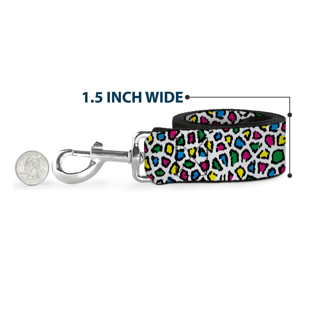 Seatbelt Dog Leash – Leopard Multi Color