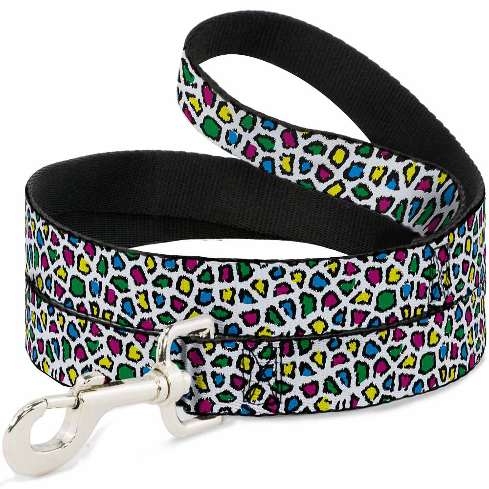 Seatbelt Dog Leash – Leopard Multi Color