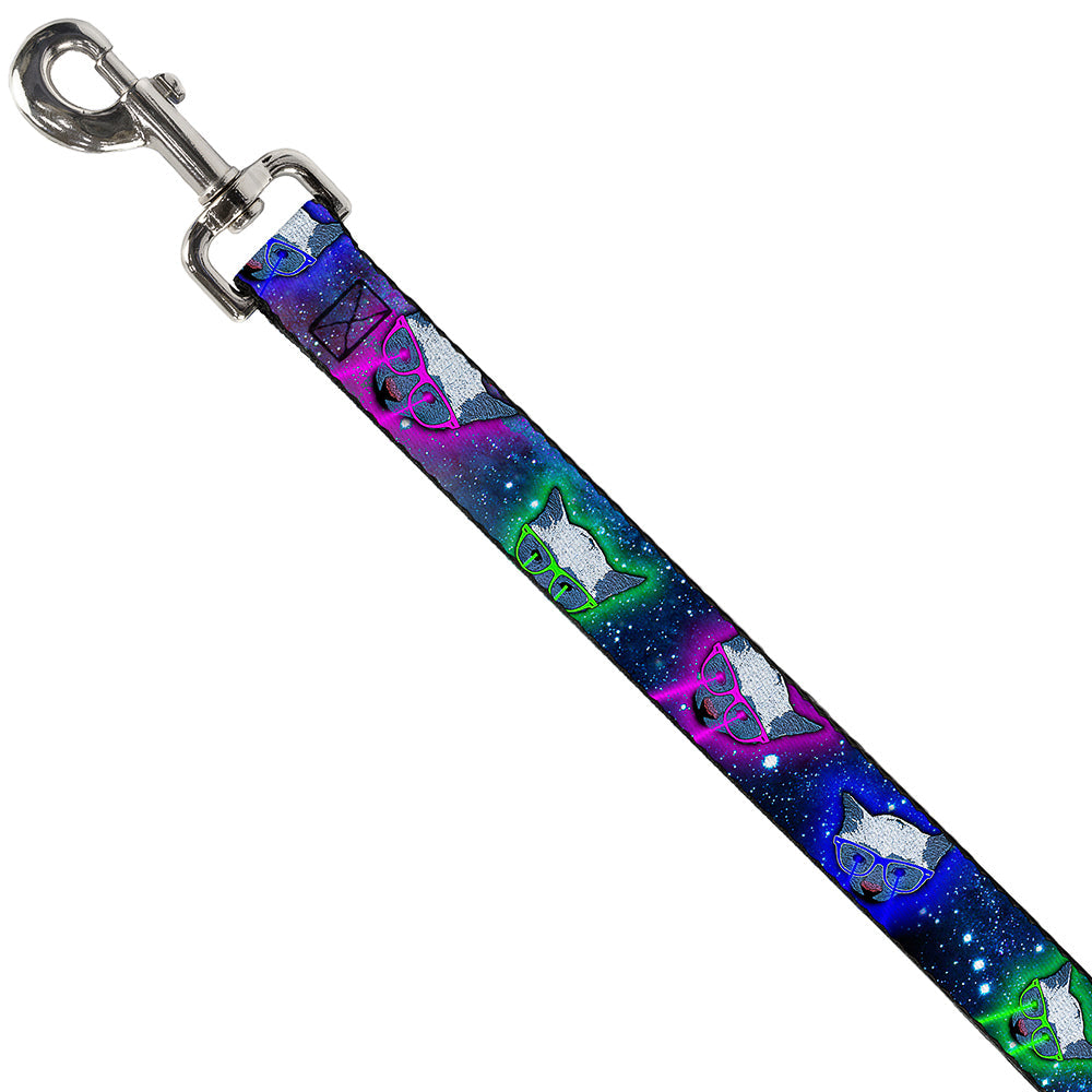 Seatbelt Dog Leash – Laser Eye Cats in Space