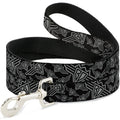 Seatbelt Dog Leash – BD Logo Black and Gray