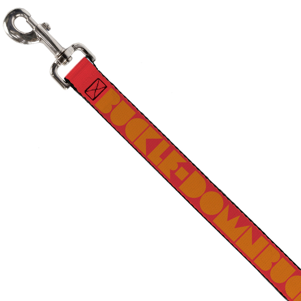 Seatbelt Dog Leash – Shapes Red and Orange