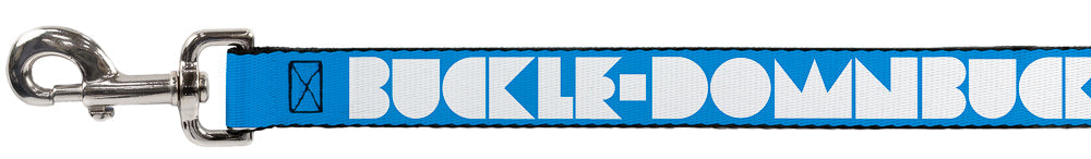 Seatbelt Dog Leash – Shapes Turquoise and White