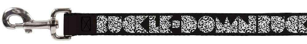 Seatbelt Dog Leash – Shapes Black Camo
