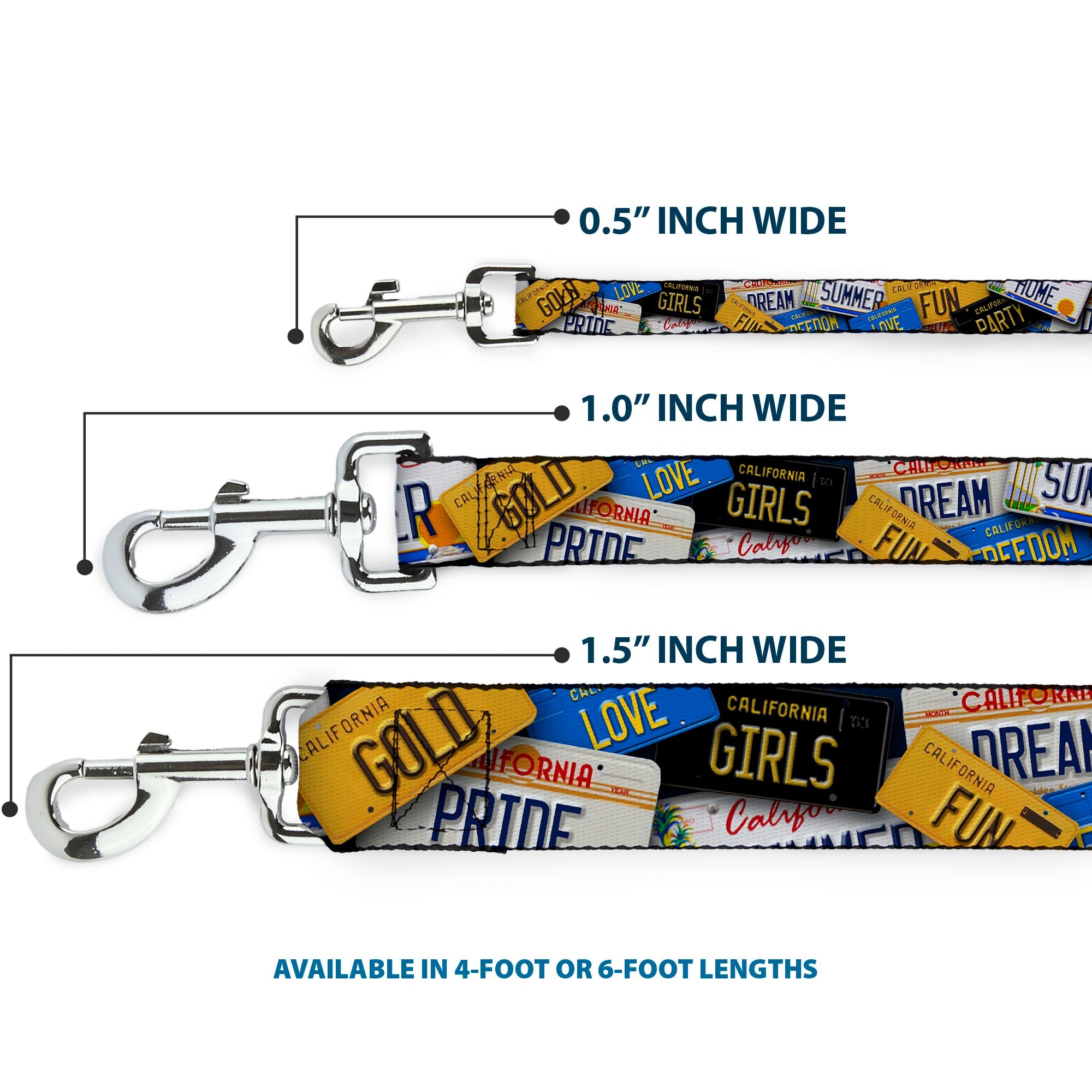 Seatbelt Dog Leash – Cali License Plates
