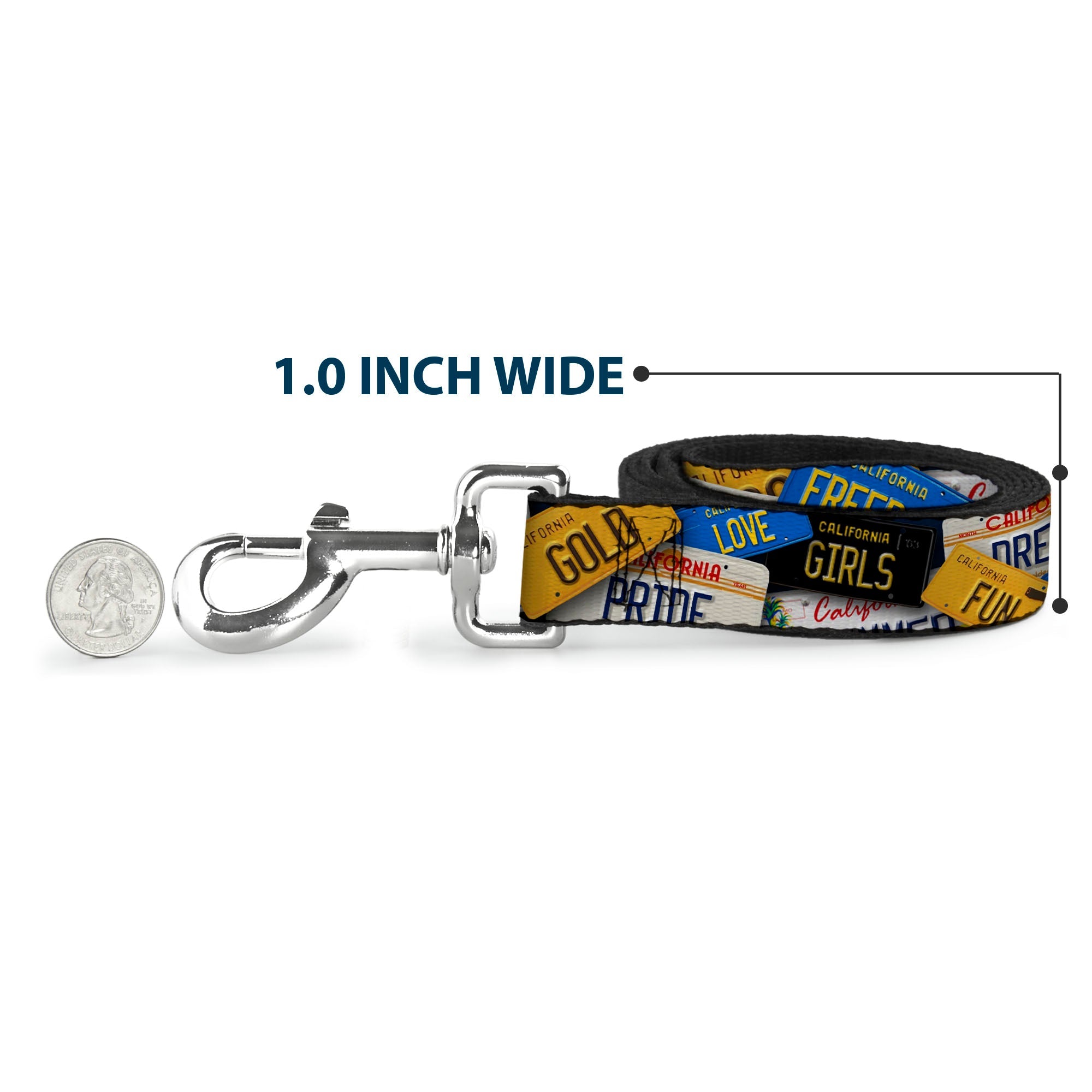 Seatbelt Dog Leash – Cali License Plates