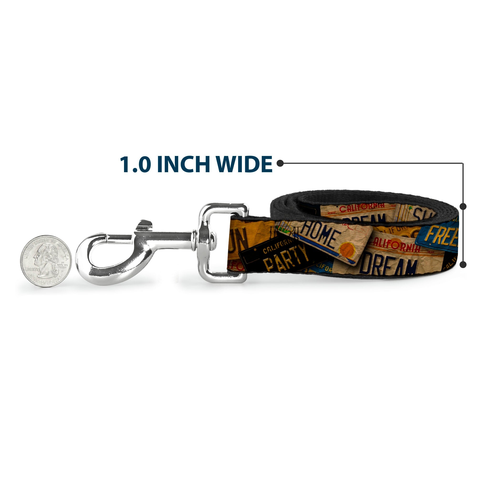 Seatbelt Dog Leash – Cali License Plates Vintage