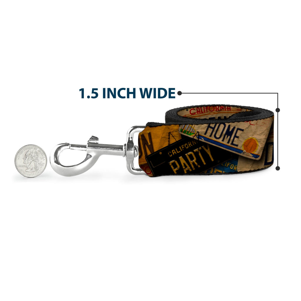 Seatbelt Dog Leash – Cali License Plates Vintage